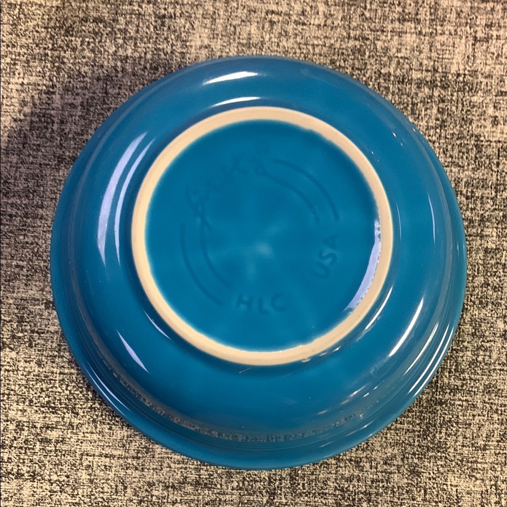Fiesta Peacock 7” Rimmed Cereal Bowl - Picture 2 of 2